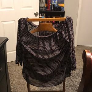 Off the shoulder blouse
